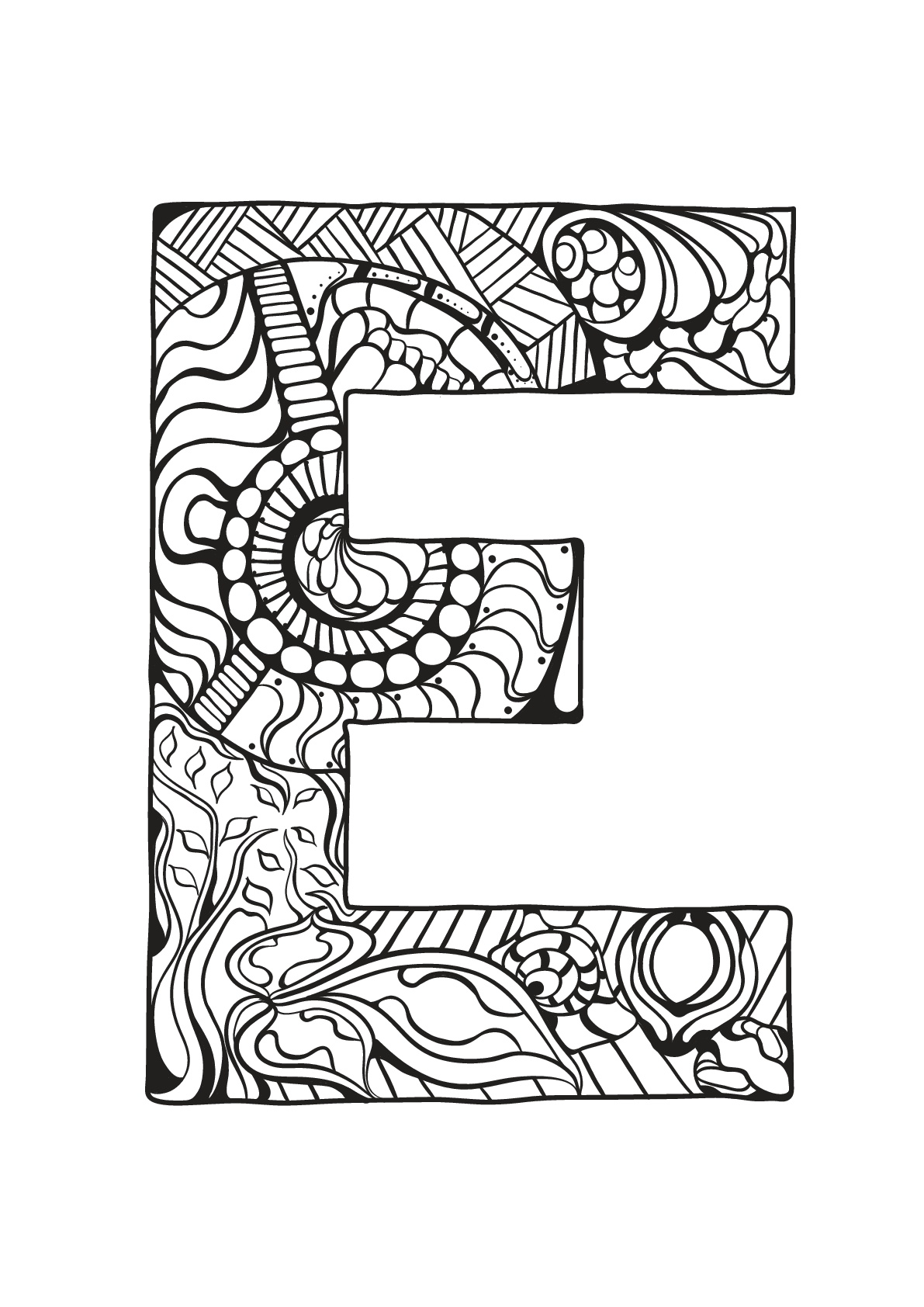 Alfabeto letra E